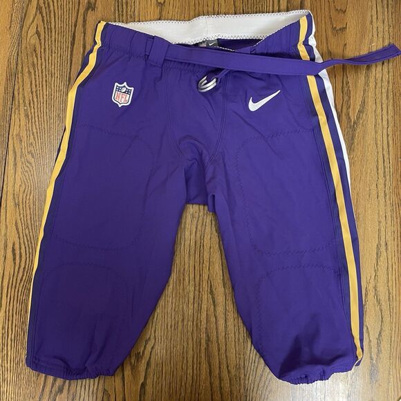 Minnesota Vikings NFL Nike Authentic Team Issued Purple Pants Waist Sizes - Picture 1 of 3